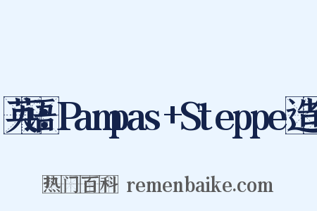 英语：Pampas+Steppe造句是什么意思的图片